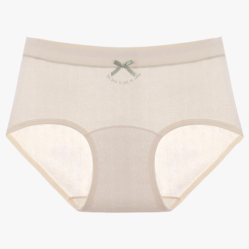 Ladies Spring and Autumn Cotton Antibacterial Crotch Extended Crotch No Trace Wrapped Hip Mid Waist Triangle Briefs XXL бежевий
Ladies Spring and Autumn Cotton Antibacterial Crotch Extended Crotch No Trace Wrapped Hip Mid Waist Triangle Briefs XXL бежевий
