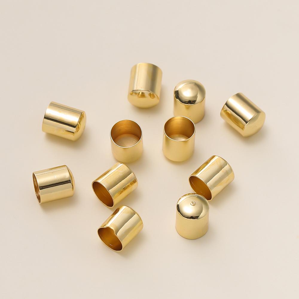 20Pcs/Pack 14/18K Gold Plated Tassel Caps Leather Cords Crimp End Beads Bracelets Buckle Finding Cap For DIY Jewelry Making 3x5mm
20Pcs/Pack 14/18K Gold Plated Tassel Caps Leather Cords Crimp End Beads Bracelets Buckle Finding Cap For DIY Jewelry Making 3x5mm
