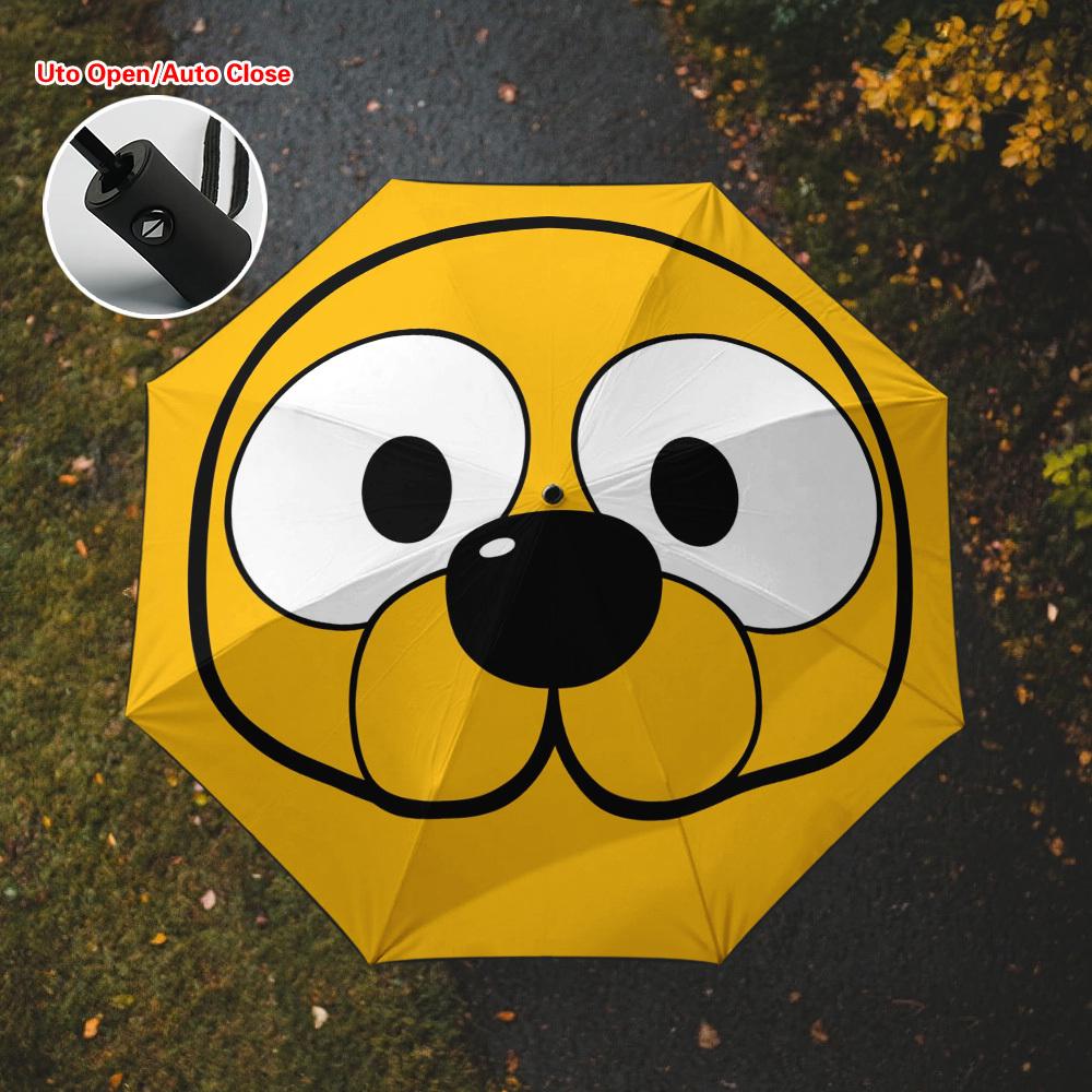 1pc Cartoon Dog Face Art Patterned Automatic Folding Umbrella, Daily-use Blocking Umbrella, Thickened Reinforced Umbrella Fram (as the picture,Iron&8K)
1pc Cartoon Dog Face Art Patterned Automatic Folding Umbrella, Daily-use Blocking Umbrella, Thickened Reinforced Umbrella Fram (as the picture,Iron&8K)