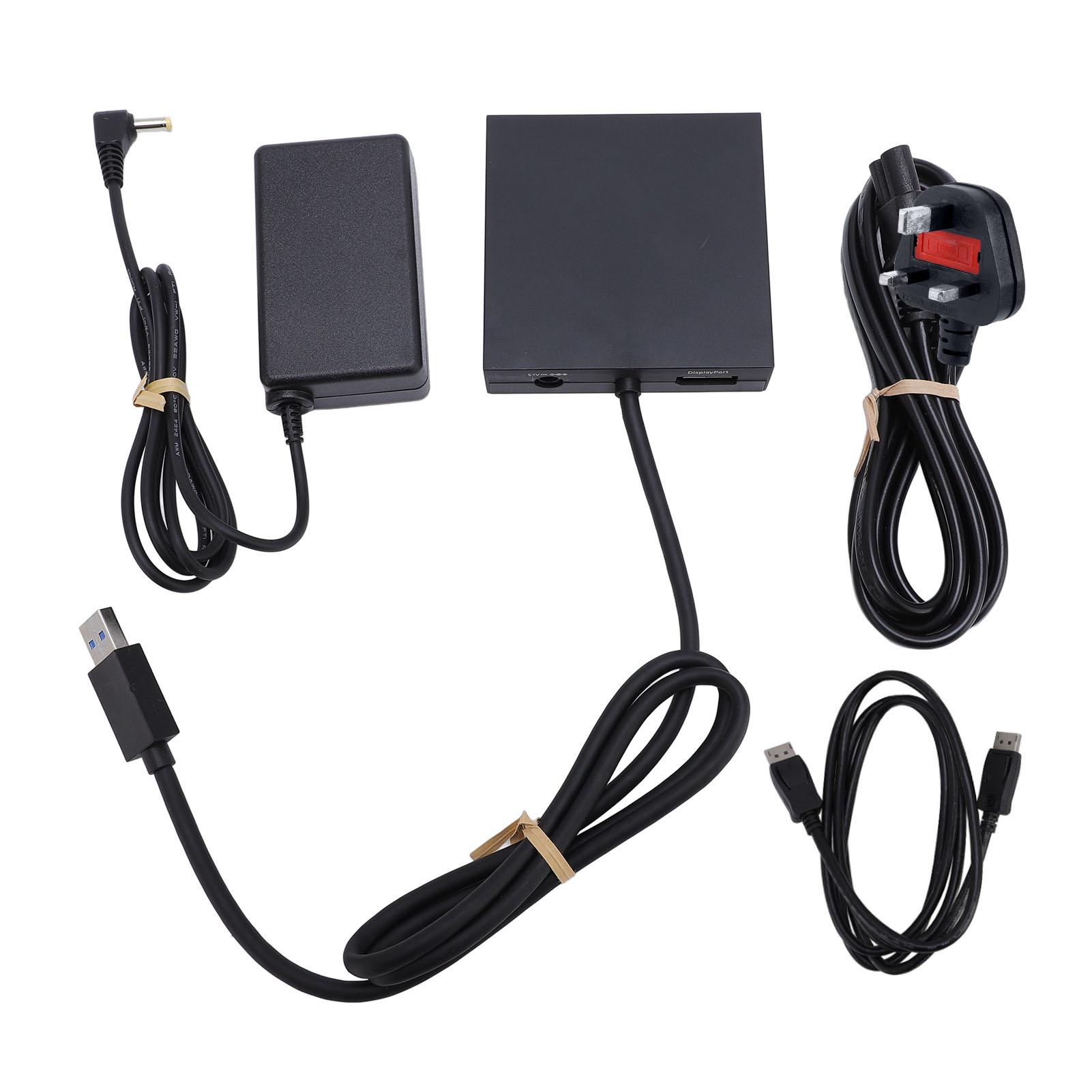 Комплект аксессуаров для ПК-адаптера, адаптер питания и кабель DisplayPort Расширьте библиотеку игр, чтобы играть в игры US Plug
Комплект аксессуаров для ПК-адаптера, адаптер питания и кабель DisplayPort Расширьте библиотеку игр, чтобы играть в игры US Plug