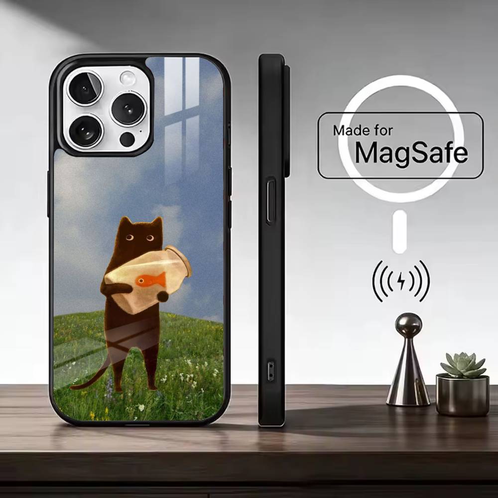 Cute Pet Cat memes Phone Case For iPhone17,16,15,14,13,12,11 Plus,Pro Max, New Magnetic Wireless Charging iPhone13Pro
Cute Pet Cat memes Phone Case For iPhone17,16,15,14,13,12,11 Plus,Pro Max, New Magnetic Wireless Charging iPhone13Pro