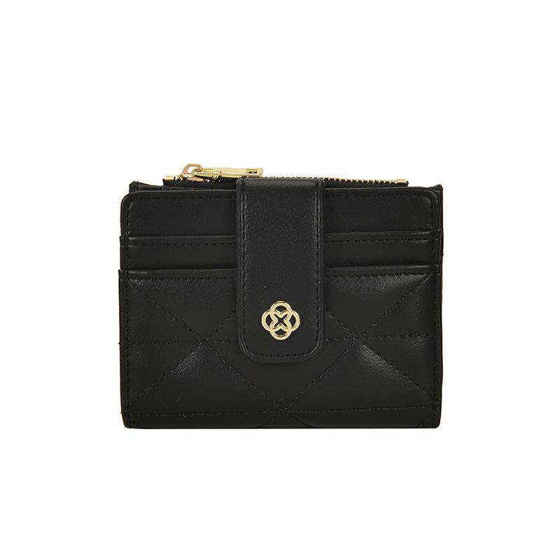 Women s wallet, multi-card short small change bag, versatile trend card bag PU light and thin wallet in stock. чорний
Women s wallet, multi-card short small change bag, versatile trend card bag PU light and thin wallet in stock. чорний