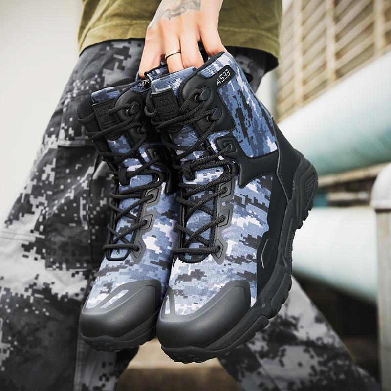 Men s Waterproof Hiking Boots Hunting Combat Training Boots Durable Outdoor Climbing Boots Camouflage Colour Boots EU: 47 яскраво-темно-синій колір
Men s Waterproof Hiking Boots Hunting Combat Training Boots Durable Outdoor Climbing Boots Camouflage Colour Boots EU: 47 яскраво-темно-синій колір