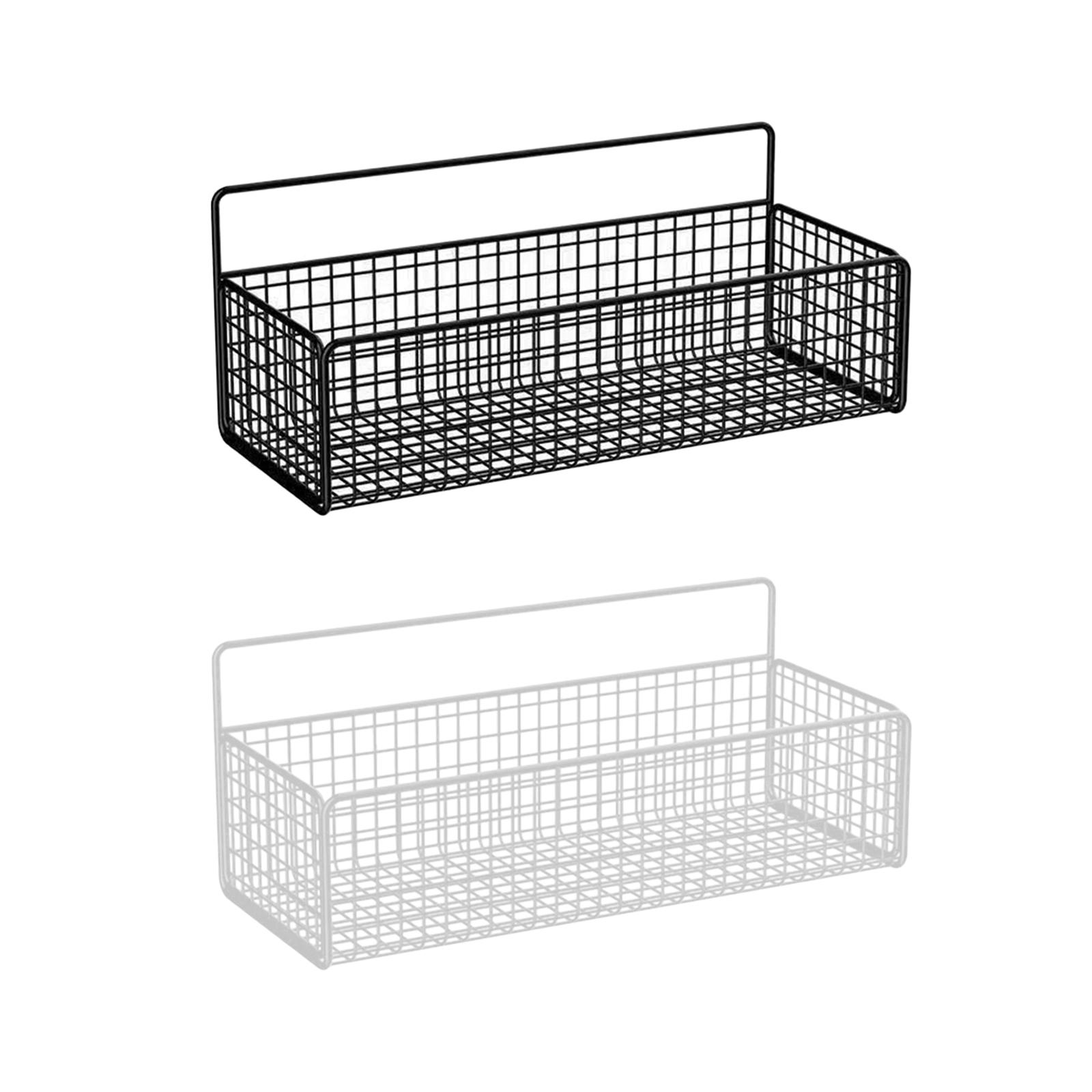 Wall Hanging Baskets Iron Kitchen Storage Organizer Bathroom Wall Organizer for Laundry Garage Dormitory Closet Countertop чёрный
Wall Hanging Baskets Iron Kitchen Storage Organizer Bathroom Wall Organizer for Laundry Garage Dormitory Closet Countertop чёрный