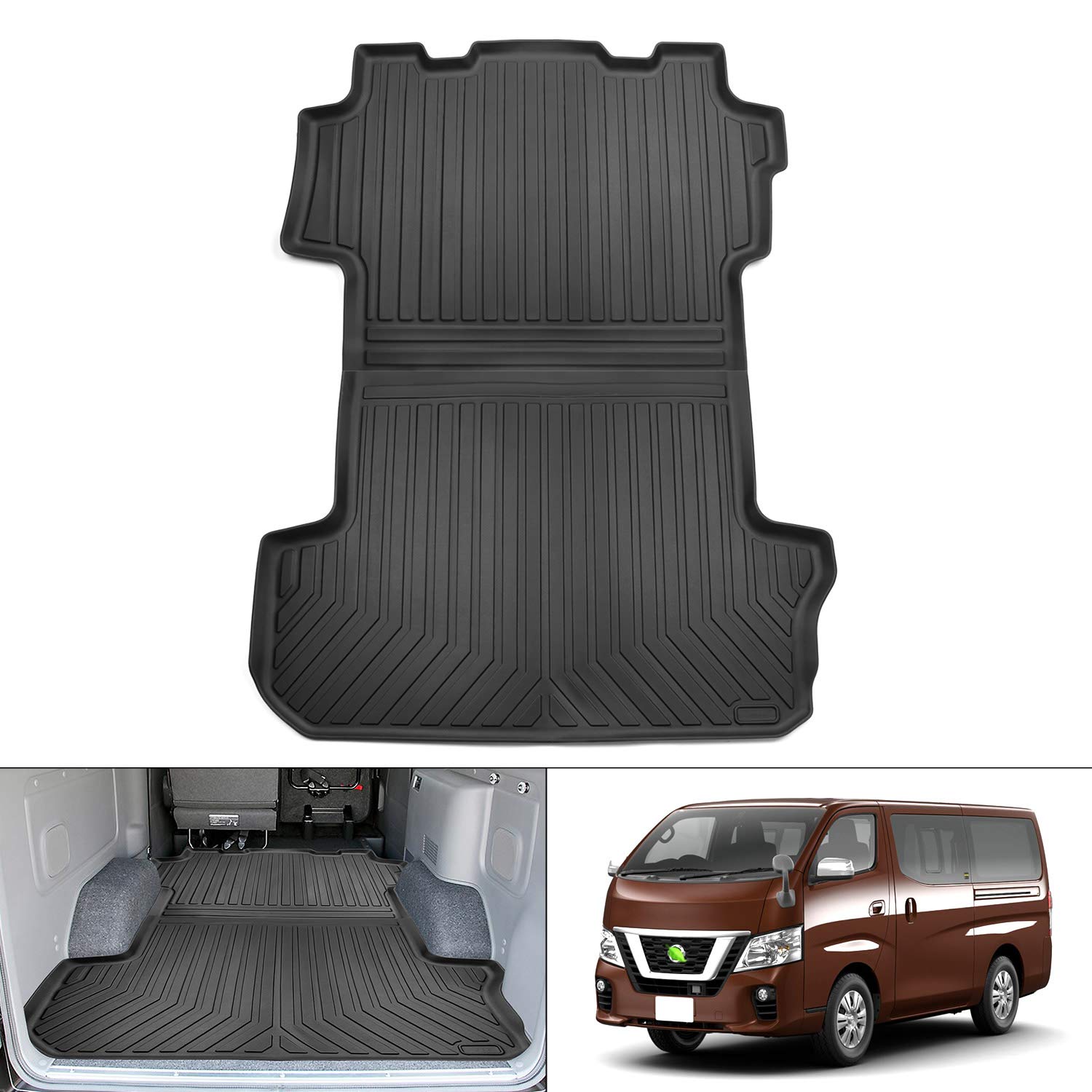 Mixsuper Nissan E26 NV350 Caravan Trunk Mat for GX 2017 and 3D Cargo Mat with Luggage TPO and Set of 2 E26 NV350 Black Mat/Luggage (5-Passenger) (July
Mixsuper Nissan E26 NV350 Caravan Trunk Mat for GX 2017 and 3D Cargo Mat with Luggage TPO and Set of 2 E26 NV350 Black Mat/Luggage (5-Passenger) (July