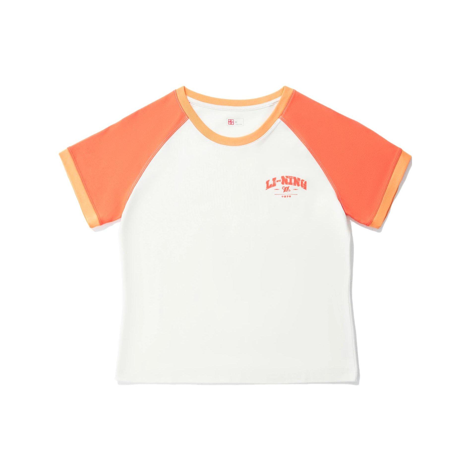 Li Ning Reignite Series Color Block Letter Print Round Neck Casual Short Sleeve Raglan T-Shirt Women Tops Off-White Pink Orange AHSU264-2 M
Li Ning Reignite Series Color Block Letter Print Round Neck Casual Short Sleeve Raglan T-Shirt Women Tops Off-White Pink Orange AHSU264-2 M