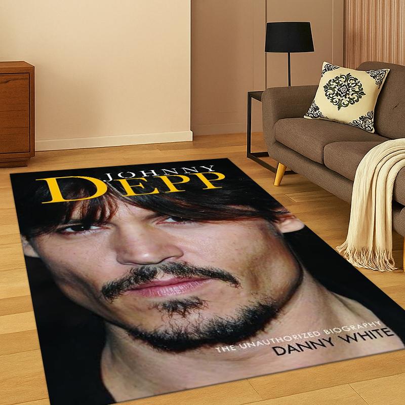 Handsome Johnny Depp Star Carpet Rug for Bedroom Living Room Sofa Playroom Doormat Home Decor,Kid Game Area Rug Non-slip gift 40x60cm
Handsome Johnny Depp Star Carpet Rug for Bedroom Living Room Sofa Playroom Doormat Home Decor,Kid Game Area Rug Non-slip gift 40x60cm