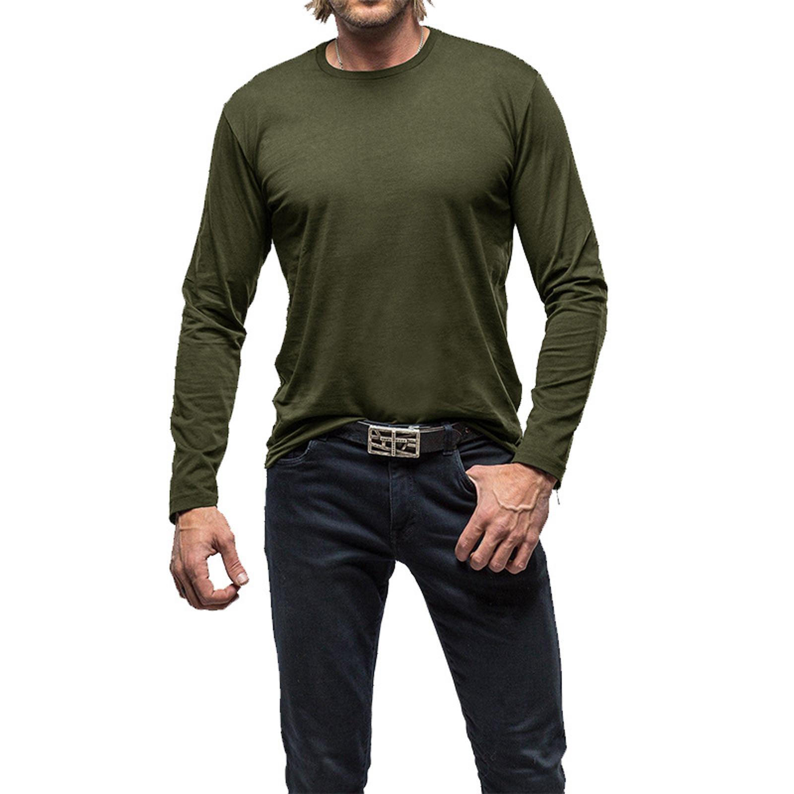 Мужская спортивная подкладка с длинным рукавом, модная спортивная футболка Slim Fit Top L
Мужская спортивная подкладка с длинным рукавом, модная спортивная футболка Slim Fit Top L