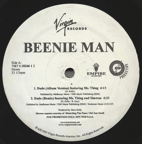12-дюймовая пластинка BEENIE MAN - Dude 708761824612 Virgin 2003 US Регги, Ска и Даб Б/У
12-дюймовая пластинка BEENIE MAN - Dude 708761824612 Virgin 2003 US Регги, Ска и Даб Б/У