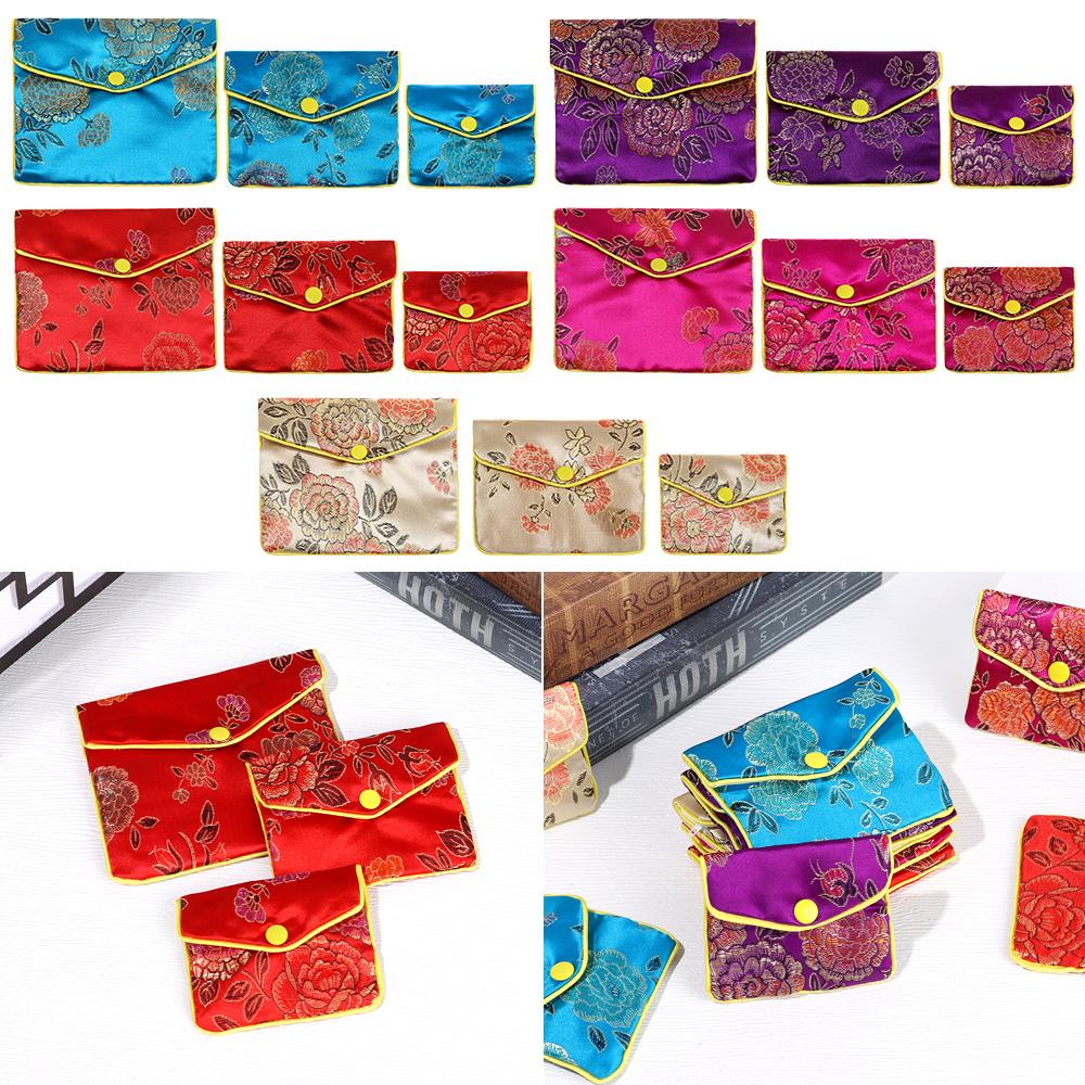 Brocade Wrapping Bag Portable Snap Case Zipper Jewelry Bag Embroidery Bag Storage Pouch L
Brocade Wrapping Bag Portable Snap Case Zipper Jewelry Bag Embroidery Bag Storage Pouch L