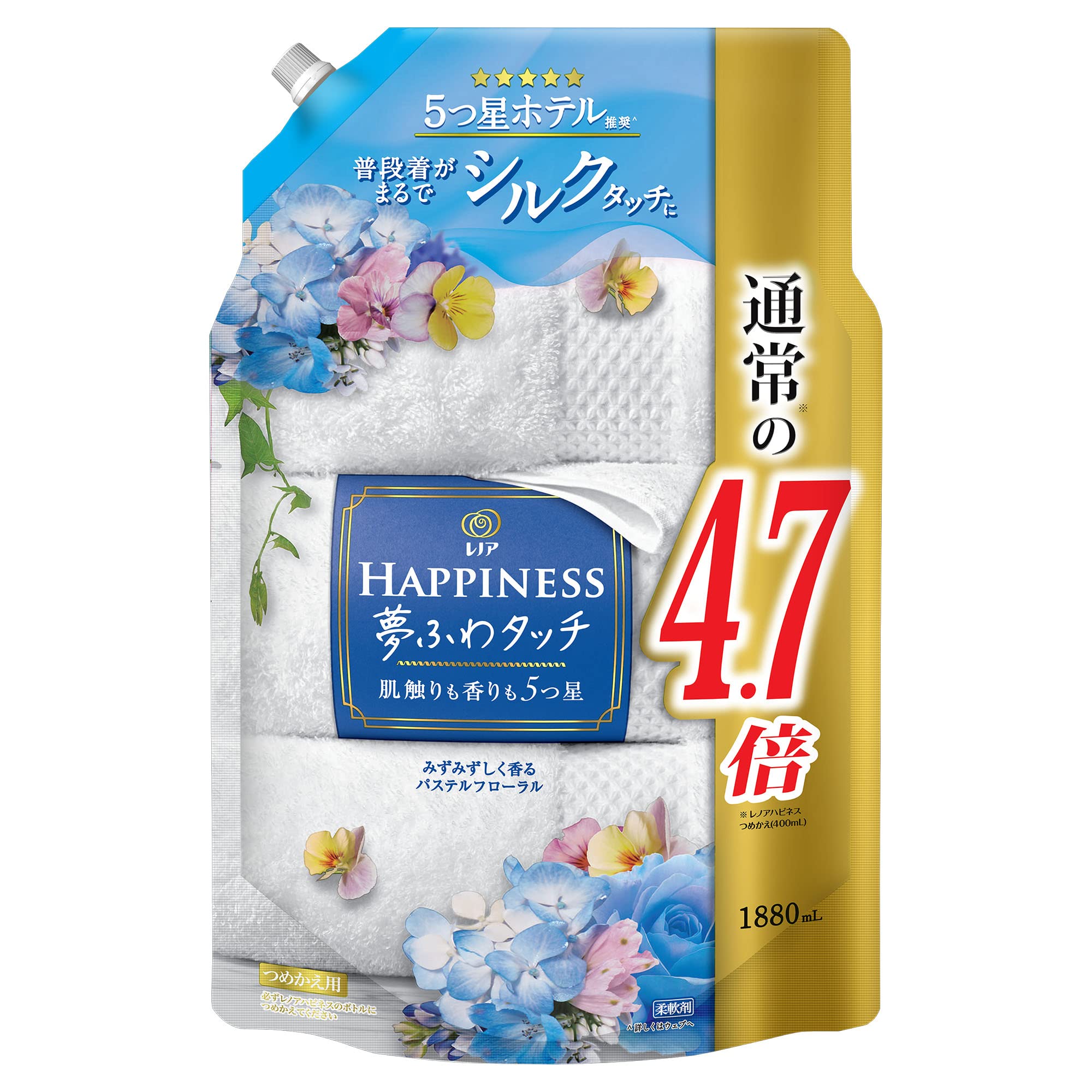 Lenor Happiness Dream Fuwa Touch Fabric Pastel Softener, Floral, Refill, 1,880mL (Large Capacity) синий
Lenor Happiness Dream Fuwa Touch Fabric Pastel Softener, Floral, Refill, 1,880mL (Large Capacity) синий