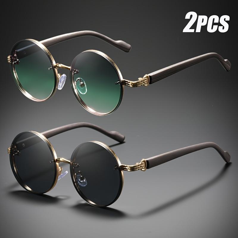 2 Pack Retro Classic Personalized Round Punk Metal Fashionable Glasses Suitable for Street Photography and Birthday Gifts
2 Pack Retro Classic Personalized Round Punk Metal Fashionable Glasses Suitable for Street Photography and Birthday Gifts