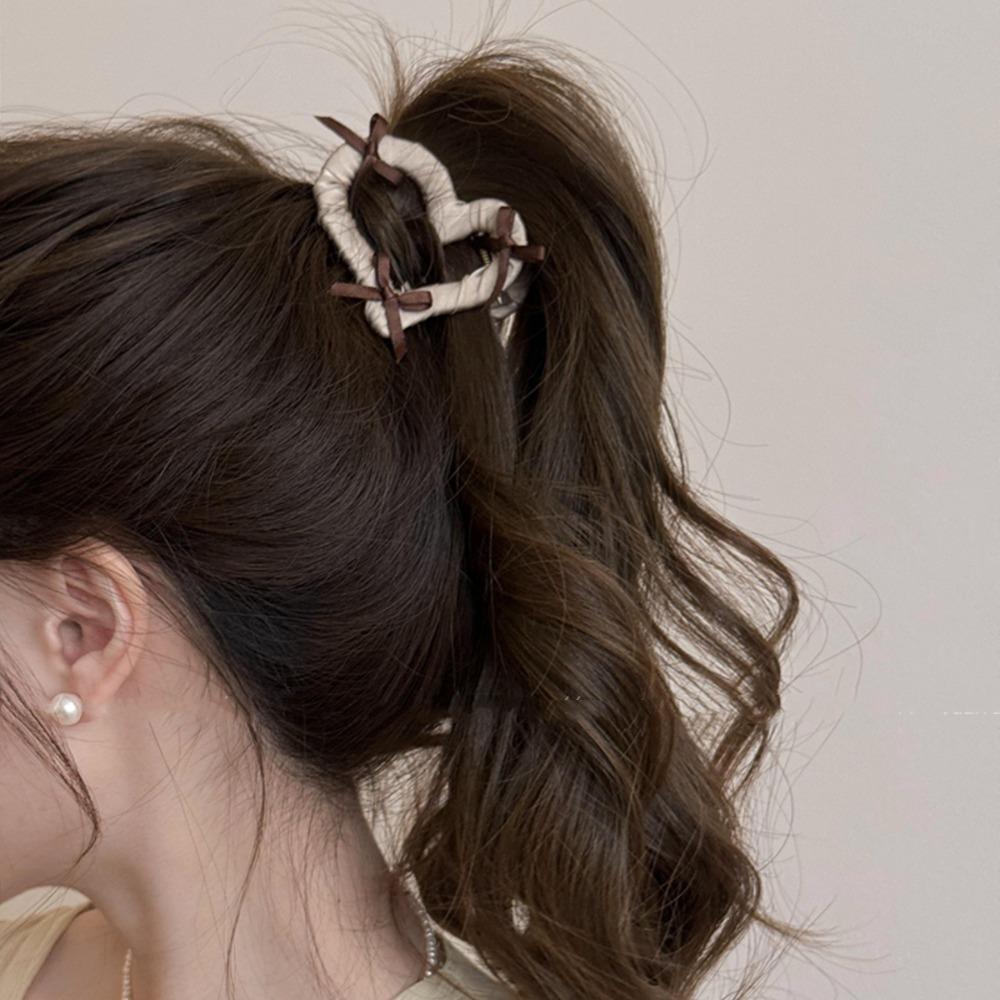 Cloth Heart Shark Clip Stain Back of Head Grab Clip Headdress Bow Hair Claw Work фиолетовый
Cloth Heart Shark Clip Stain Back of Head Grab Clip Headdress Bow Hair Claw Work фиолетовый