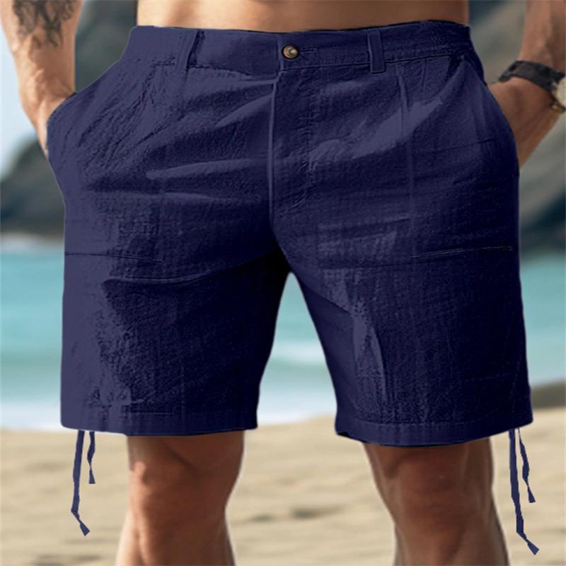 Men s Linen Summer Solid-Colour Buttoned Beachwear Breathable Shorts for Daily Outdoor Wear 3XL Темно-синій
Men s Linen Summer Solid-Colour Buttoned Beachwear Breathable Shorts for Daily Outdoor Wear 3XL Темно-синій