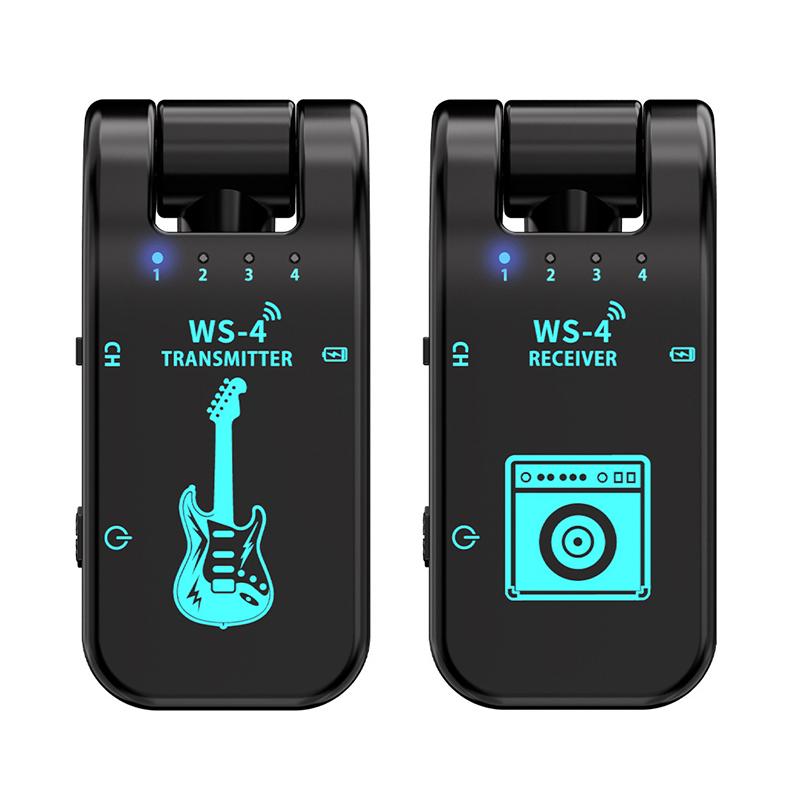 2.4G Wireless Guitar System - Rechargeable Guitar Transmitter & Receiver For Electric Guitar & Bass, Plug & Play, Low Latency
2.4G Wireless Guitar System - Rechargeable Guitar Transmitter & Receiver For Electric Guitar & Bass, Plug & Play, Low Latency