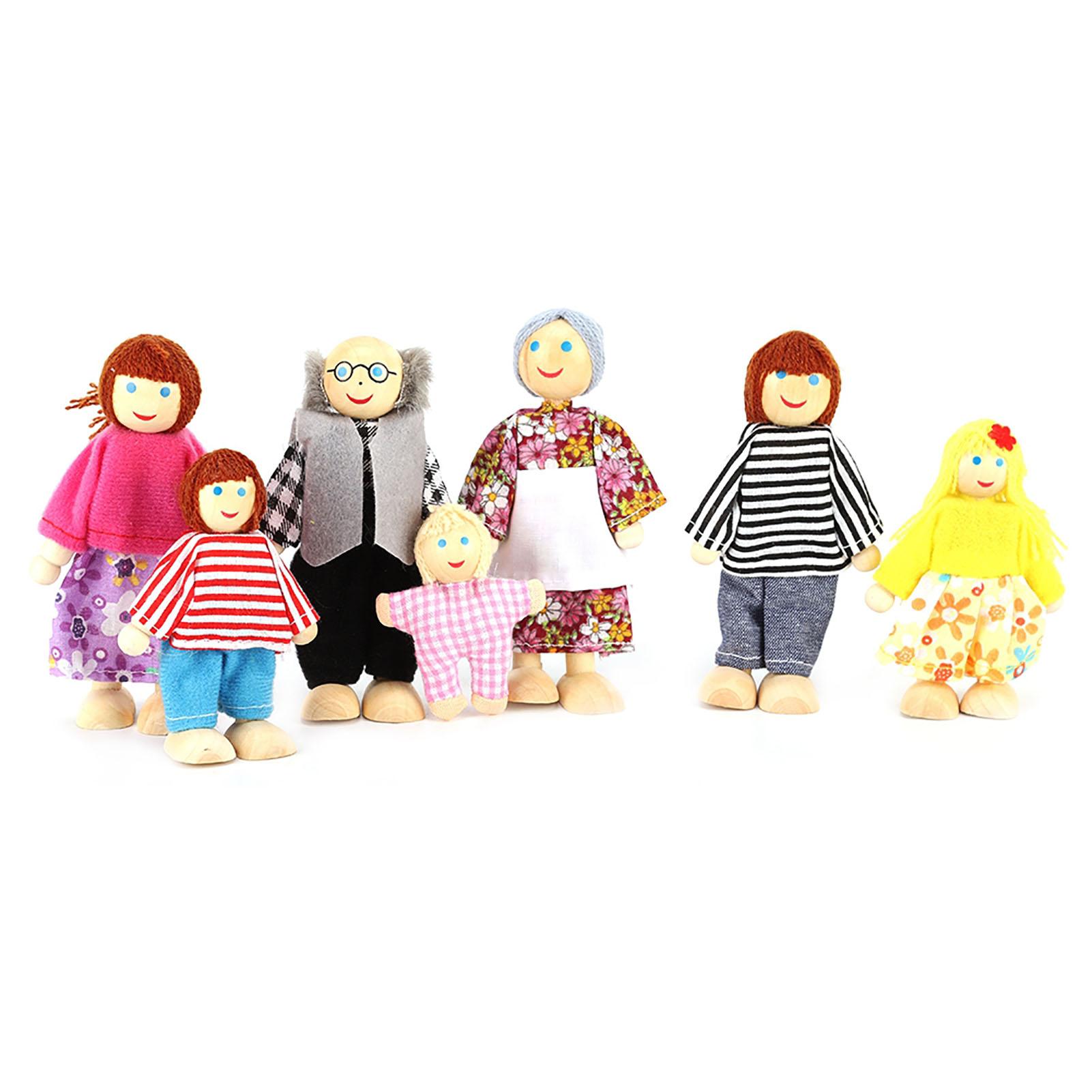 Baby Theater Dolls Accessories Children Toys Gift Game Cartoon Finger Puppets (Family of seven)
Baby Theater Dolls Accessories Children Toys Gift Game Cartoon Finger Puppets (Family of seven)