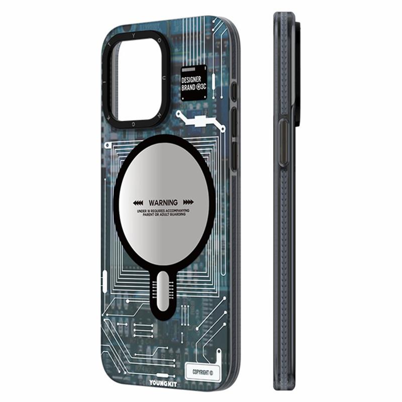 YOUNGKIT For iPhone 15 Pro Max Soft TPU Phone Case Compatible with MagSafe Metal Lens Frame IMD Phone Cover Grey
YOUNGKIT For iPhone 15 Pro Max Soft TPU Phone Case Compatible with MagSafe Metal Lens Frame IMD Phone Cover Grey
