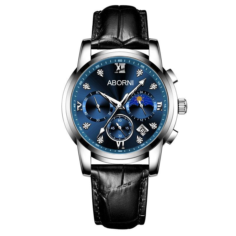 Yaboni Men S Watch Multifunctional Three-Eye Six-Pin Business Watch Calendar Waterproof Luminous Men S Watch
Yaboni Men S Watch Multifunctional Three-Eye Six-Pin Business Watch Calendar Waterproof Luminous Men S Watch