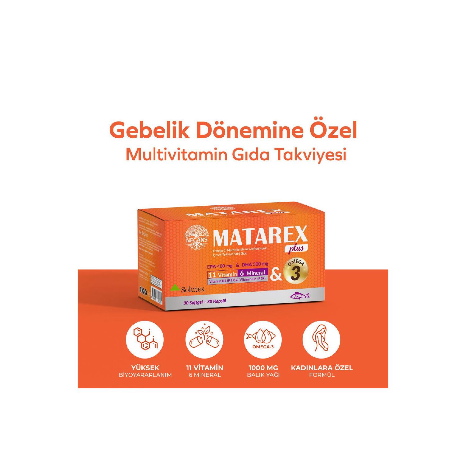 Matarex Plus Multivitamin Special For Pregnancy Period
Matarex Plus Multivitamin Special For Pregnancy Period