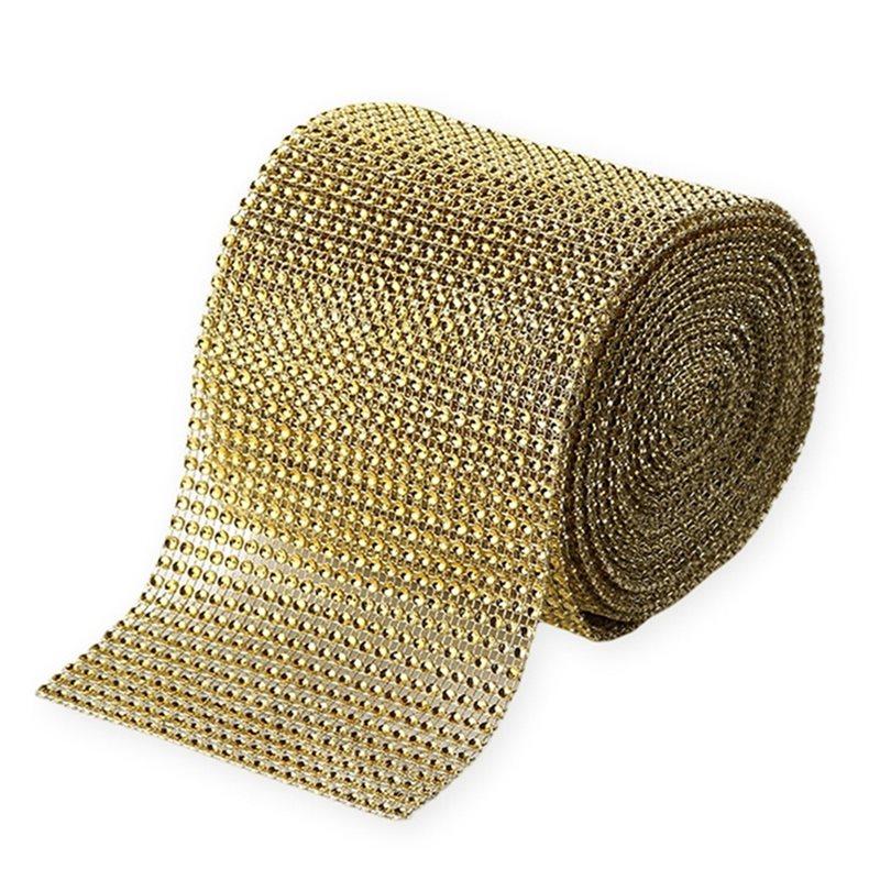 Fresh Diamond Ring Trim Ribbon 24 Rows Rhinestones Mesh Wedding Sparkles Strass Cup Chain Cake DIY Tool золотой
Fresh Diamond Ring Trim Ribbon 24 Rows Rhinestones Mesh Wedding Sparkles Strass Cup Chain Cake DIY Tool золотой