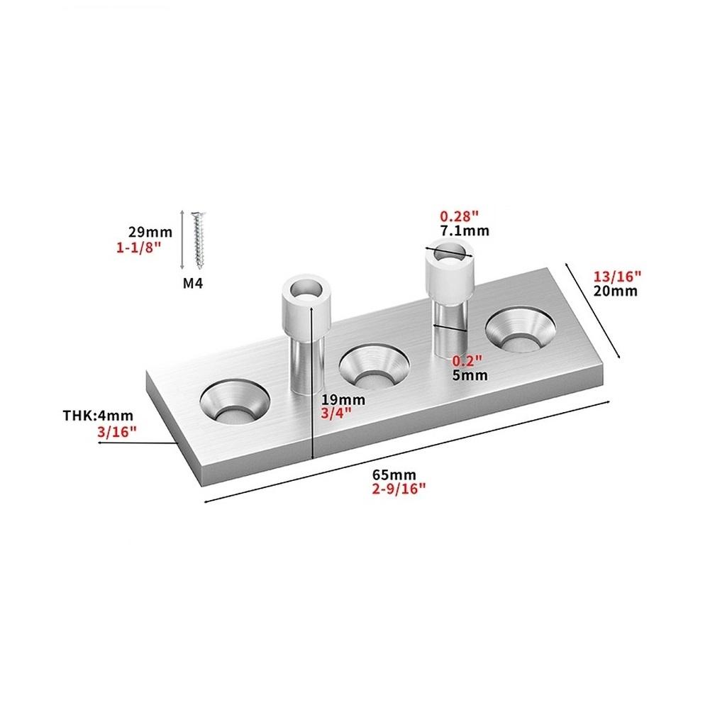 Stainless Steel Pendulum Stopper Floor Guide with Ground Rail Support for Residential and Commercial Barn Doors China Mainland
Stainless Steel Pendulum Stopper Floor Guide with Ground Rail Support for Residential and Commercial Barn Doors China Mainland