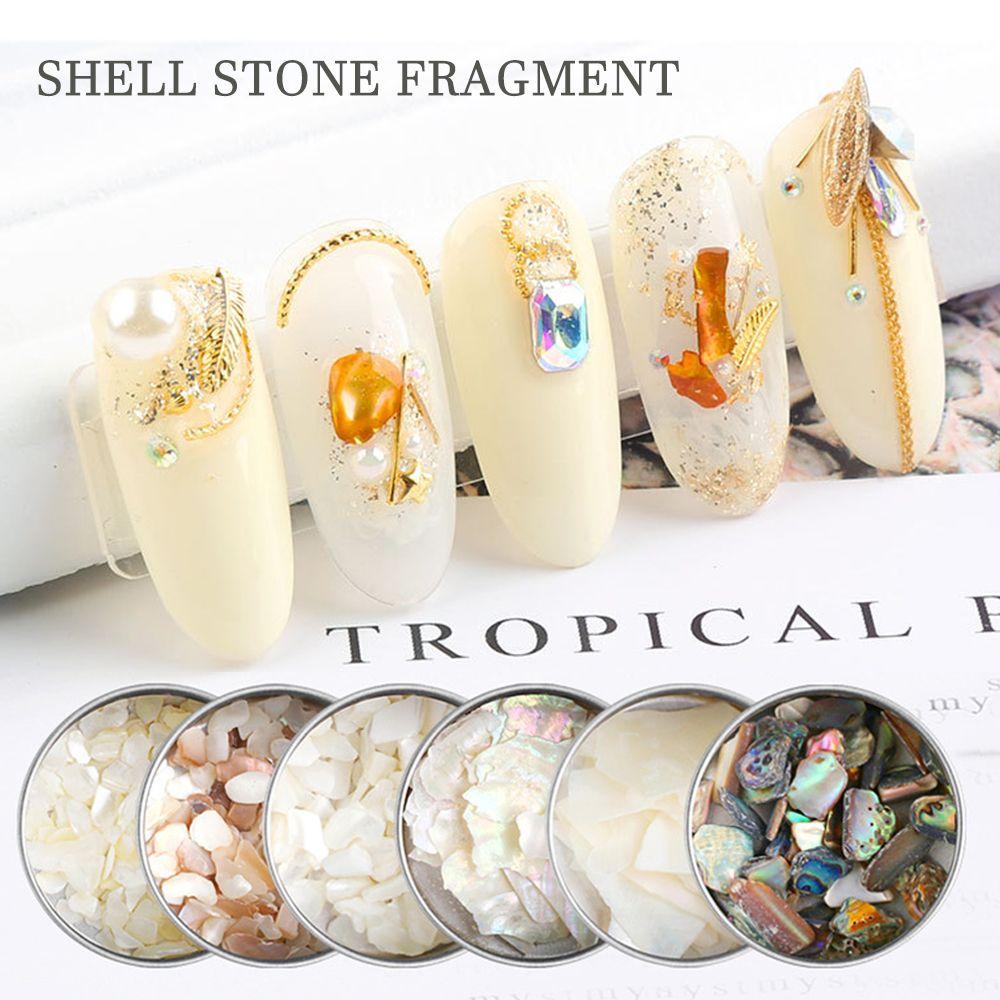 Natural Gravel Flakes Irregular Shellfish Fragments Manicure Rhinestones Decorations Nail Art
Natural Gravel Flakes Irregular Shellfish Fragments Manicure Rhinestones Decorations Nail Art