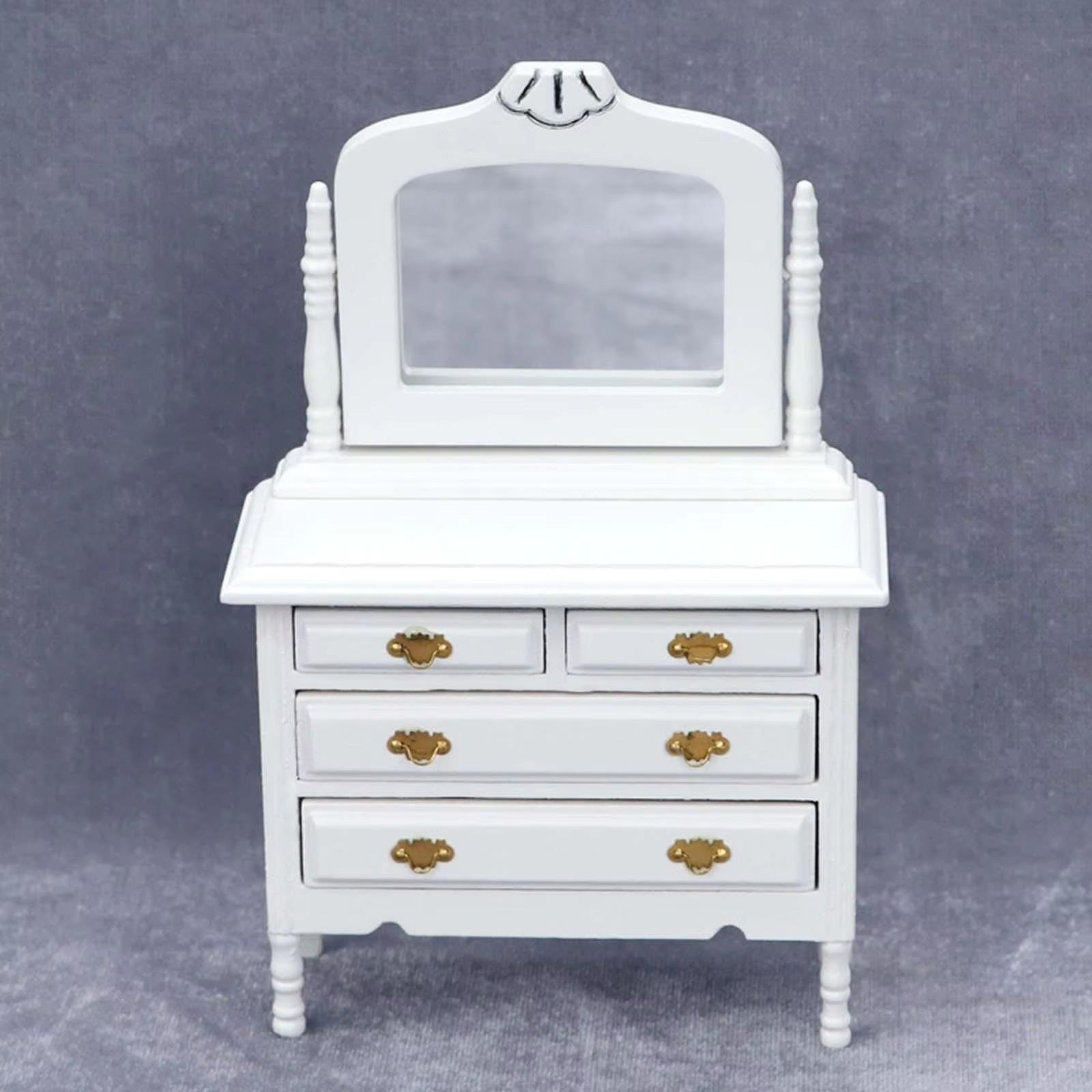 Кукольный туалетный столик с зеркалом и подставкой для духов 1/12 миниатюрный туалетный столик для кукольного домика мебель для спальни украшение белый
Кукольный туалетный столик с зеркалом и подставкой для духов 1/12 миниатюрный туалетный столик для кукольного домика мебель для спальни украшение белый