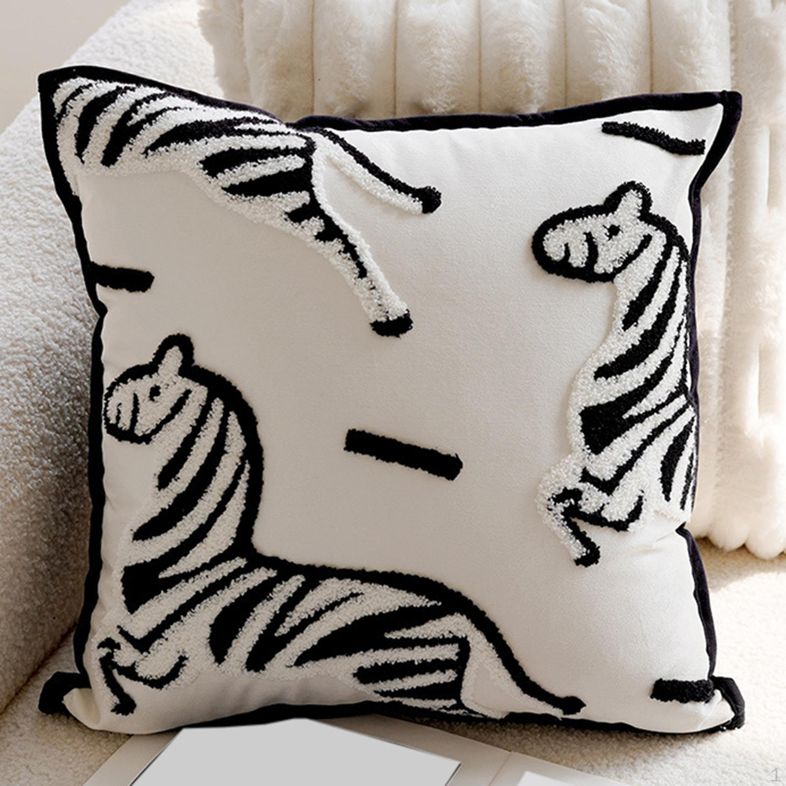Decorative Throw Pillow Cover Case Embroidery Zebra Washable Soft Modern Pillowcase for Couch белый
Decorative Throw Pillow Cover Case Embroidery Zebra Washable Soft Modern Pillowcase for Couch белый