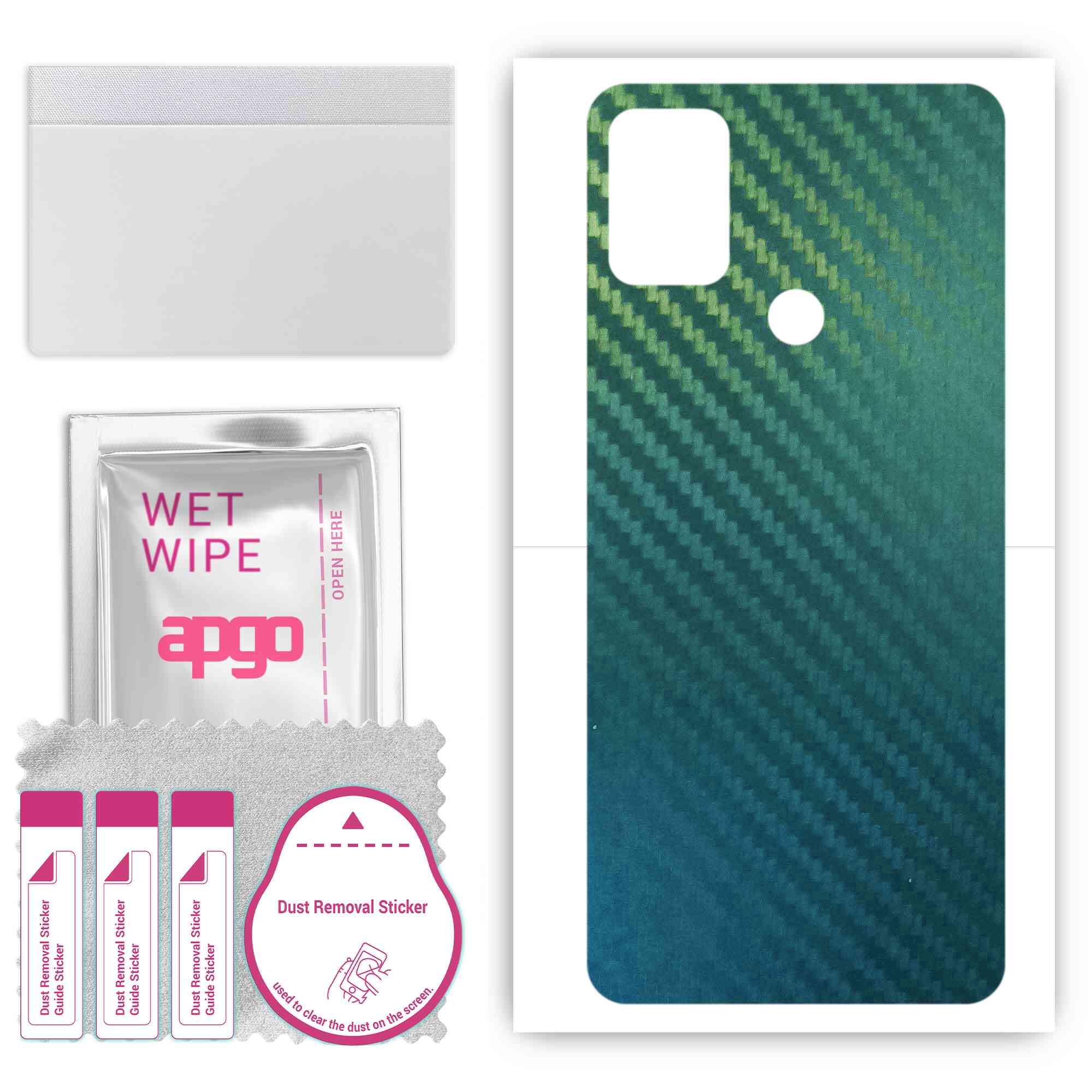 Apgo Protective Skin Sticker for the back compatible with LG W41, Wrap Film, Foil, Vinyl - Pattern Carbon Chameleon CAKA1
Apgo Protective Skin Sticker for the back compatible with LG W41, Wrap Film, Foil, Vinyl - Pattern Carbon Chameleon CAKA1