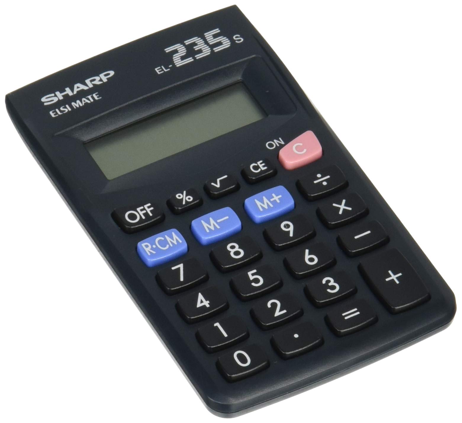 Sharp Type Large Notebook Type Case 8 Handy/Notebook Calculator, Display, Included, Digits, EL-235S-X чорний
Sharp Type Large Notebook Type Case 8 Handy/Notebook Calculator, Display, Included, Digits, EL-235S-X чорний