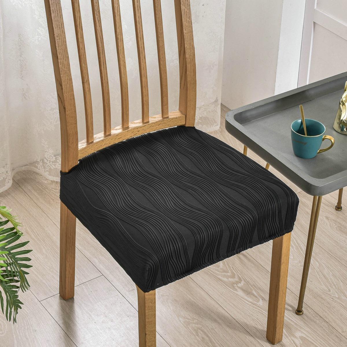 New buckle water ripple seat cushion cover surrounding chair cover chair seat cover hotel dining chair cover household square cushion cover Water ripple surround cushion cover чорний
New buckle water ripple seat cushion cover surrounding chair cover chair seat cover hotel dining chair cover household square cushion cover Water ripple surround cushion cover чорний