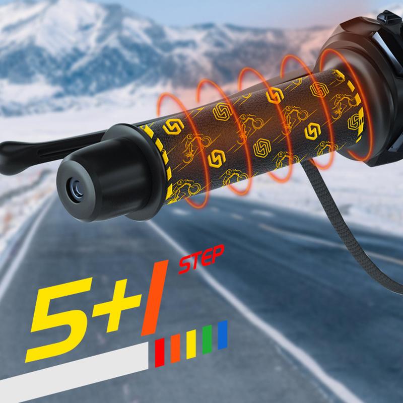 WUPP CSZH-974C1 20-90V 5+1 Gear Motorcycle Handlebar Heating Grips Pattern Design Heated Grip with Memory Function,80cm ACC Cable Type A
WUPP CSZH-974C1 20-90V 5+1 Gear Motorcycle Handlebar Heating Grips Pattern Design Heated Grip with Memory Function,80cm ACC Cable Type A