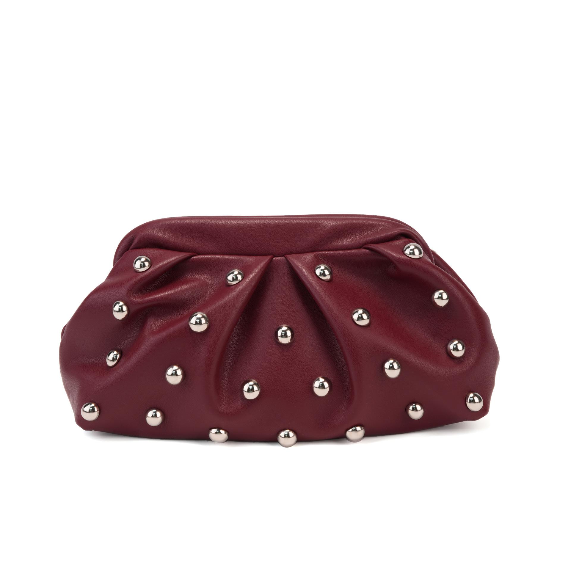 Punk Elegance Crinkled Bag Signature Studs & Convertible Chain Strap Clutch To Crossbody Designer Purses and Handbags Bag
Punk Elegance Crinkled Bag Signature Studs & Convertible Chain Strap Clutch To Crossbody Designer Purses and Handbags Bag