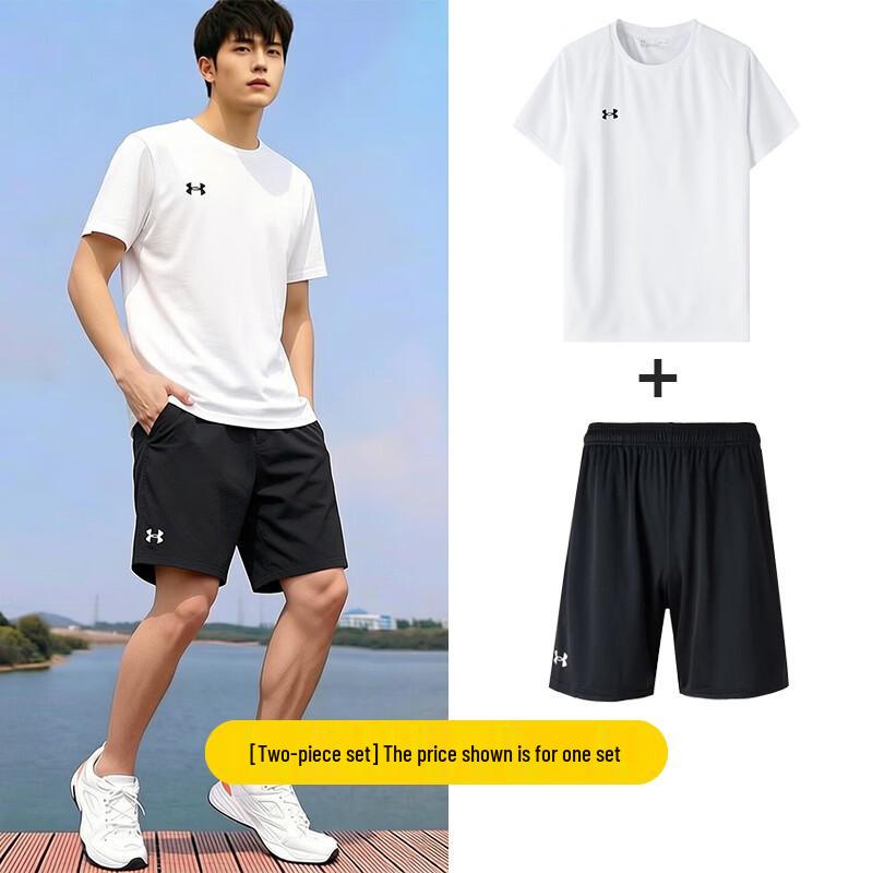 Мужской спортивный комплект Under Armour: футболка с коротким рукавом и шорты M
Мужской спортивный комплект Under Armour: футболка с коротким рукавом и шорты M