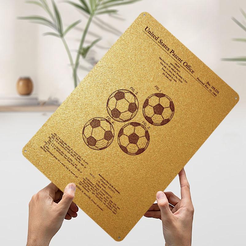 19 Soccer Ball Patent Poster Customized Vintage Metal Signs Wall Art Retro Tin Plaque for Mancave Garage Decoration Room Decor 7.9x11.8In(20x30cm)
19 Soccer Ball Patent Poster Customized Vintage Metal Signs Wall Art Retro Tin Plaque for Mancave Garage Decoration Room Decor 7.9x11.8In(20x30cm)