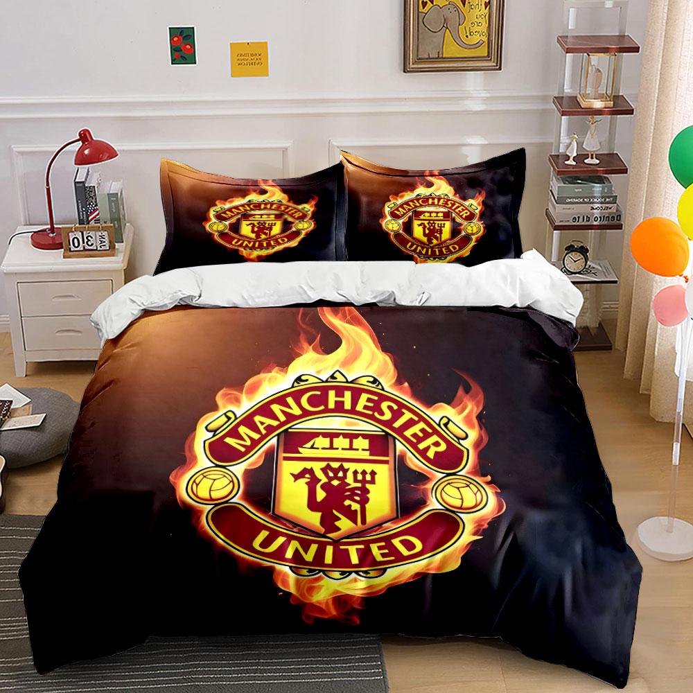 Flaming Manchester United logo. Bedding sets Duvet cover sets Duvet covers Pillowcases(1 * Duvet Cover 2 * Pillowcases without duvet insert) 135x200cm
Flaming Manchester United logo. Bedding sets Duvet cover sets Duvet covers Pillowcases(1 * Duvet Cover 2 * Pillowcases without duvet insert) 135x200cm
