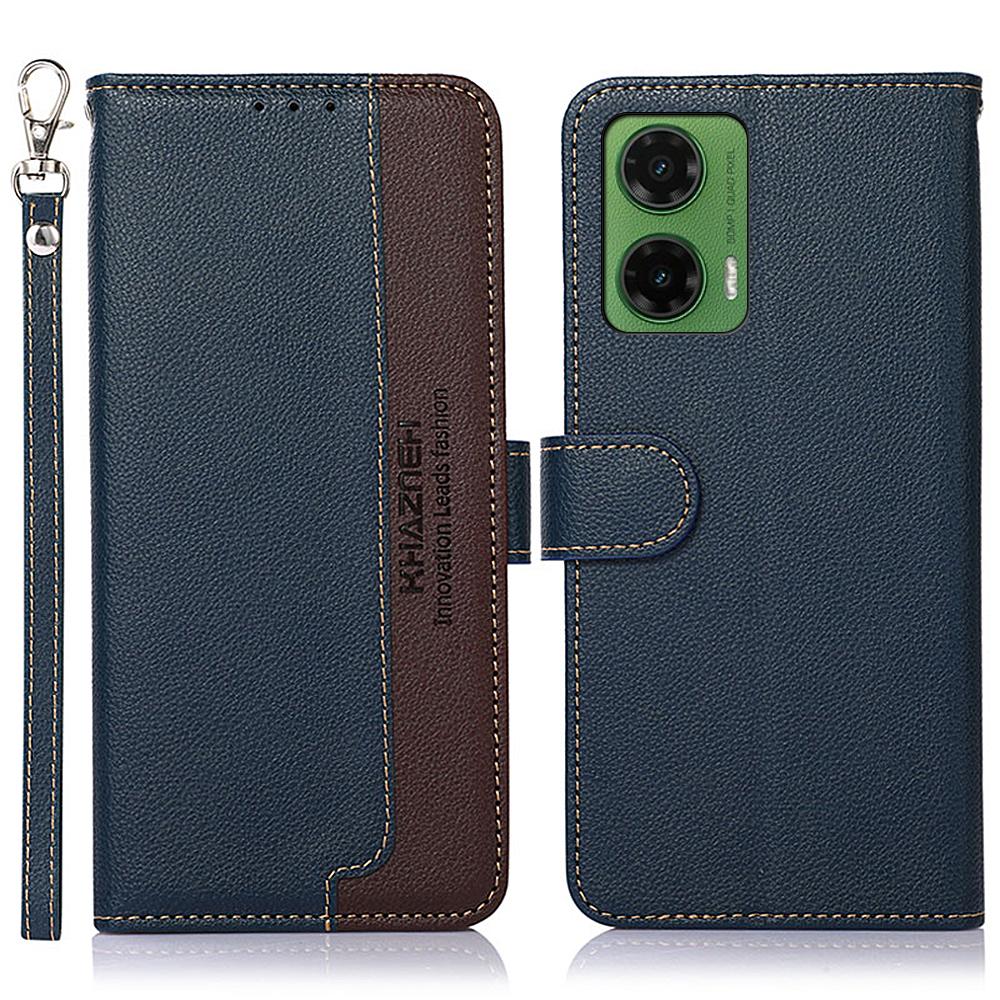 KHAZNEH For Motorola Moto G35 5G Case RFID Blocking Wallet Litchi Texture PU Leather Phone Cover A
KHAZNEH For Motorola Moto G35 5G Case RFID Blocking Wallet Litchi Texture PU Leather Phone Cover A