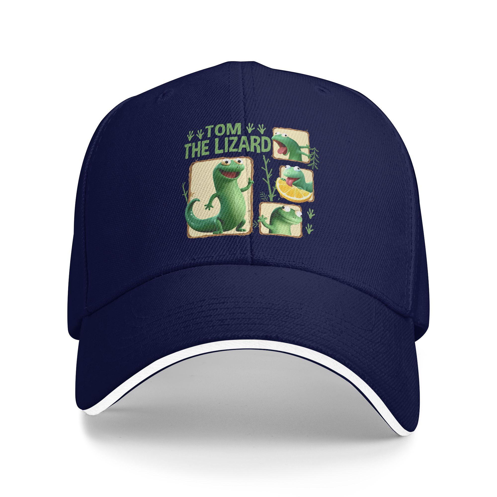 Tom The Lizard Baseball Cap Hoppers Men Women Design Hip Hop Hats Spring y2k Retro Kpop Rock Wholesale Baseball Caps One Size темно-синього кольору
Tom The Lizard Baseball Cap Hoppers Men Women Design Hip Hop Hats Spring y2k Retro Kpop Rock Wholesale Baseball Caps One Size темно-синього кольору