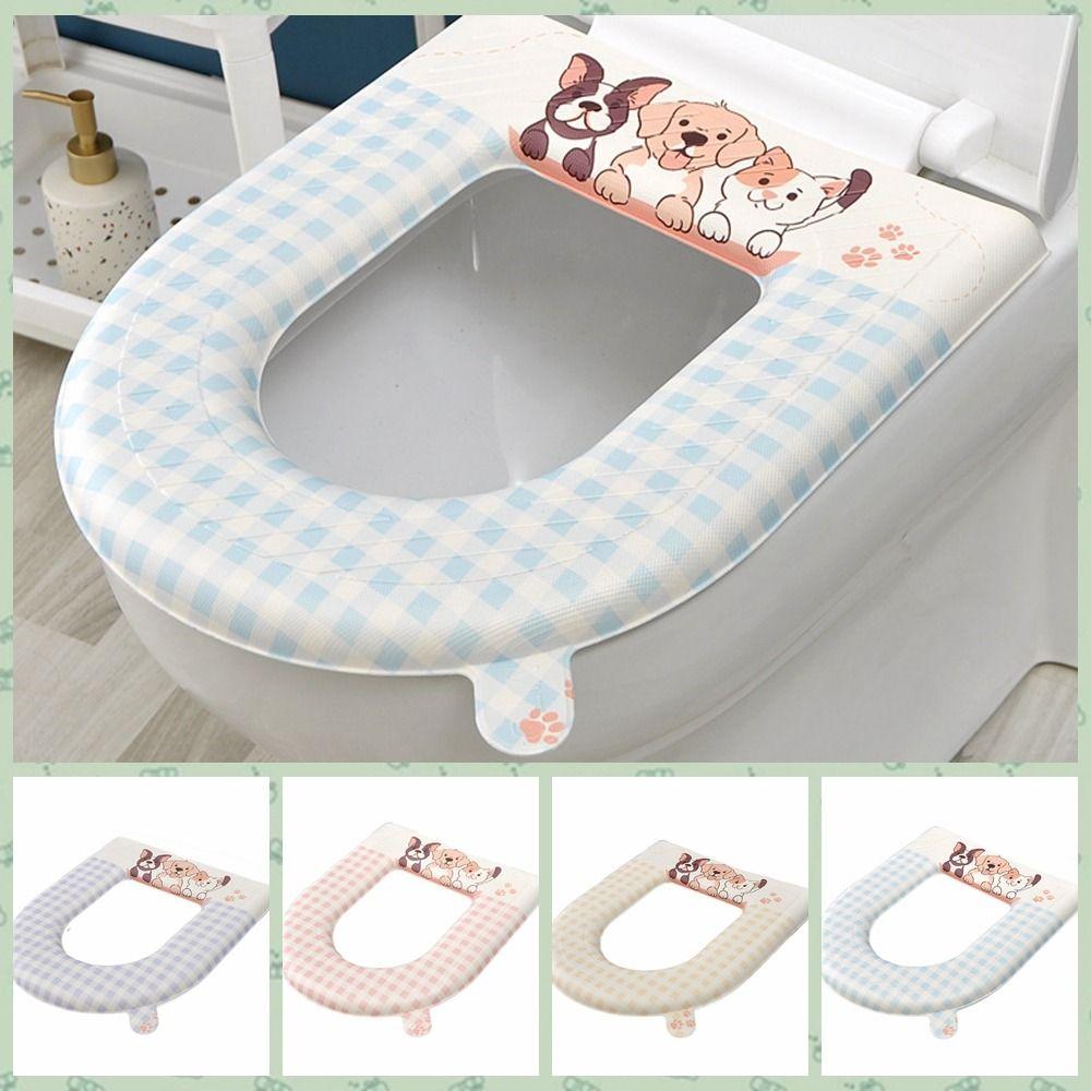 Waterproof Toilet Seat Cushion Cartoon Toilet Pad Reusable Closestool Mat Lavatory 
Waterproof Toilet Seat Cushion Cartoon Toilet Pad Reusable Closestool Mat Lavatory