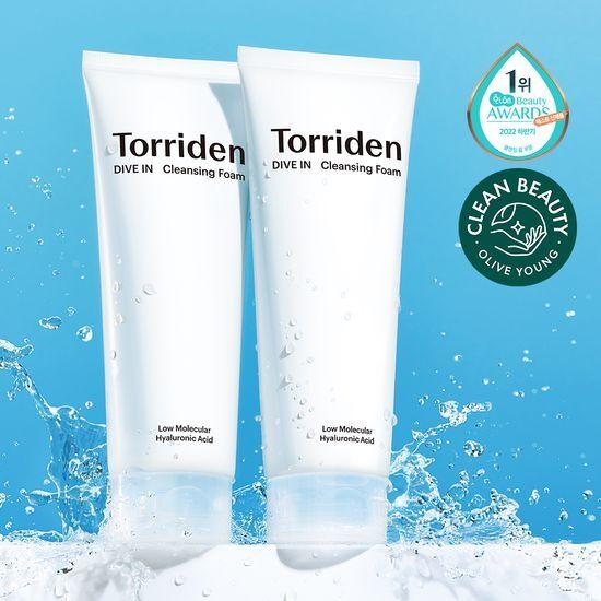 Toriden Dive-in Low Molecular Hyaluronic Acid Cleansing Foam Double Special (150ml+150ml)
Toriden Dive-in Low Molecular Hyaluronic Acid Cleansing Foam Double Special (150ml+150ml)