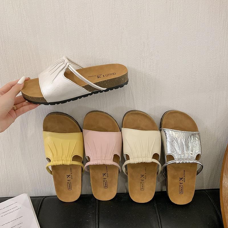New Genuine Leather Sandals Women Platform Wedge Toe Post Outdoor Casual Korean Fashion Elevated Summer Slides 40 срібний
New Genuine Leather Sandals Women Platform Wedge Toe Post Outdoor Casual Korean Fashion Elevated Summer Slides 40 срібний