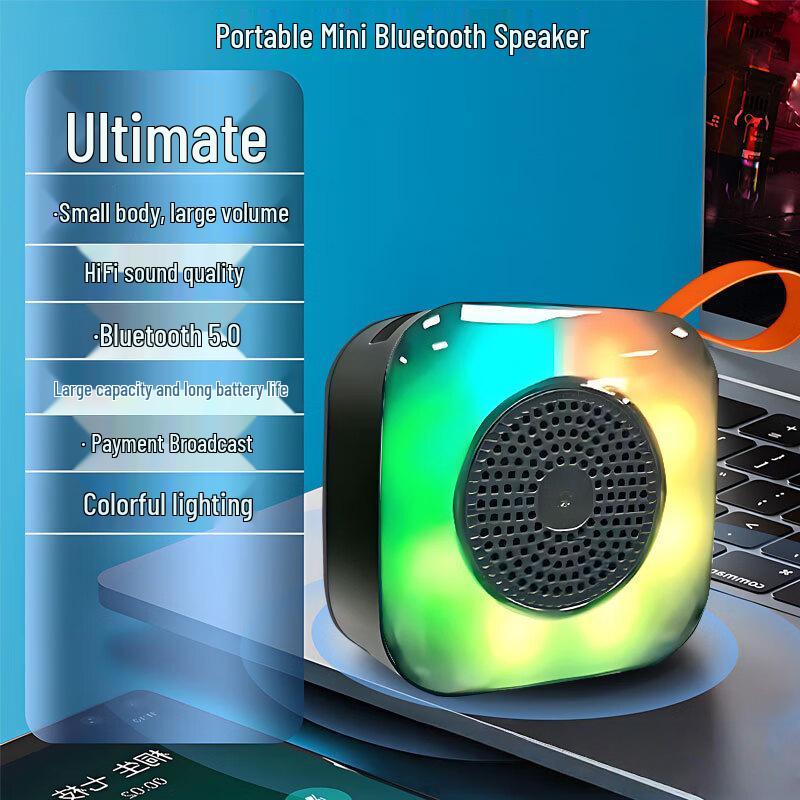 X16 Bluetooth Speaker: Portable Subwoofer with Large Volume & Seven-Color Lights for Outdoor Use
X16 Bluetooth Speaker: Portable Subwoofer with Large Volume & Seven-Color Lights for Outdoor Use