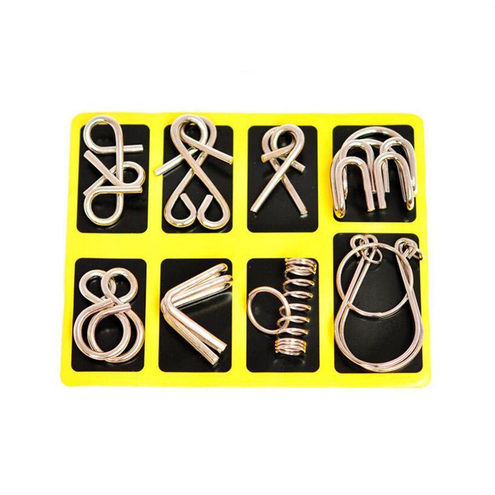 Children Adults New Kids Puzzles Game Toys Intelligence Toys Puzzle IQ Mind Brain Teaser Metal Wire срібний
Children Adults New Kids Puzzles Game Toys Intelligence Toys Puzzle IQ Mind Brain Teaser Metal Wire срібний