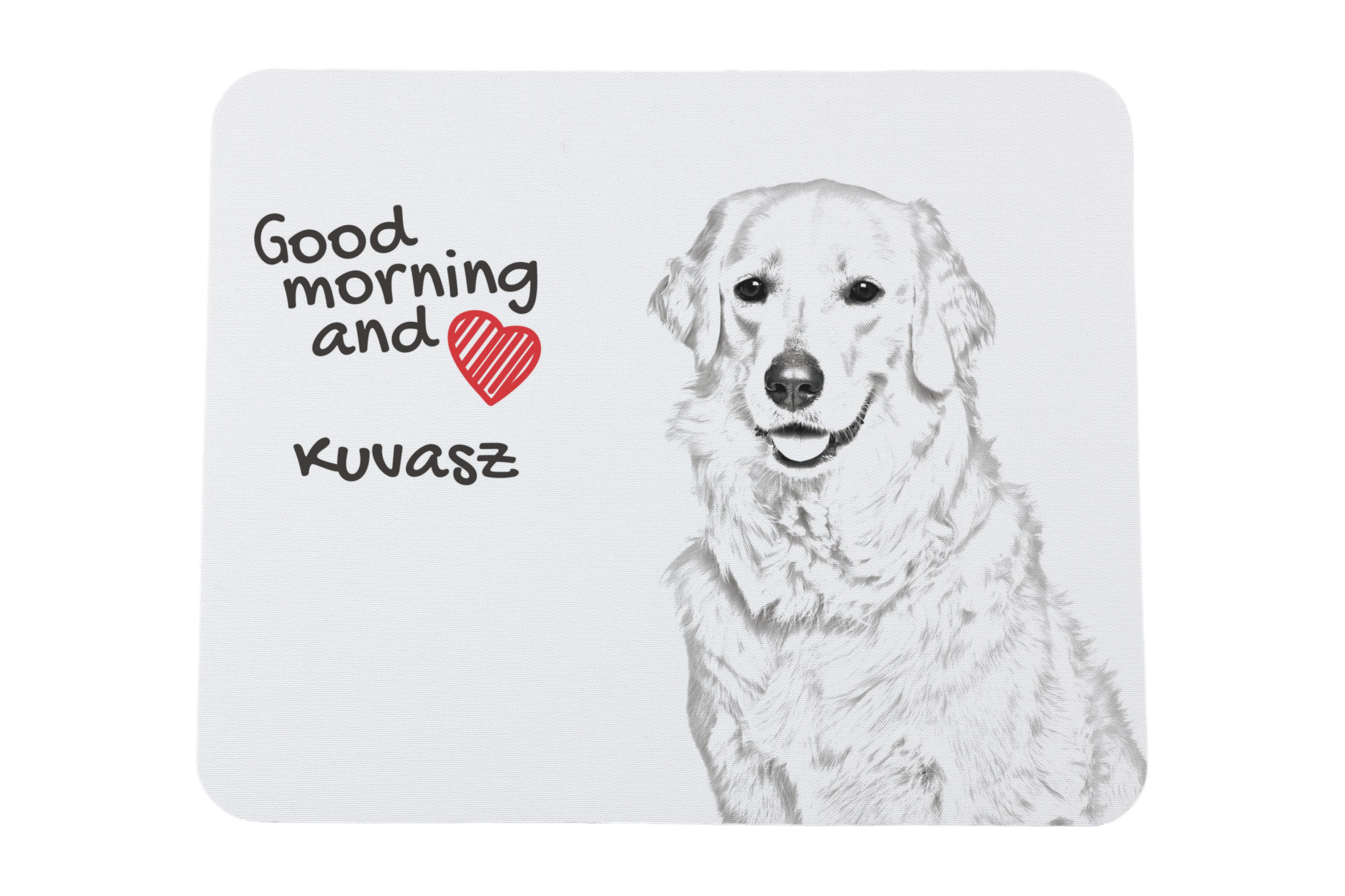 Kuvasz - mouse pad with print, personalized dog-themed mouse pad, unique gadget for an office worker by Art-Dog brand білий
Kuvasz - mouse pad with print, personalized dog-themed mouse pad, unique gadget for an office worker by Art-Dog brand білий