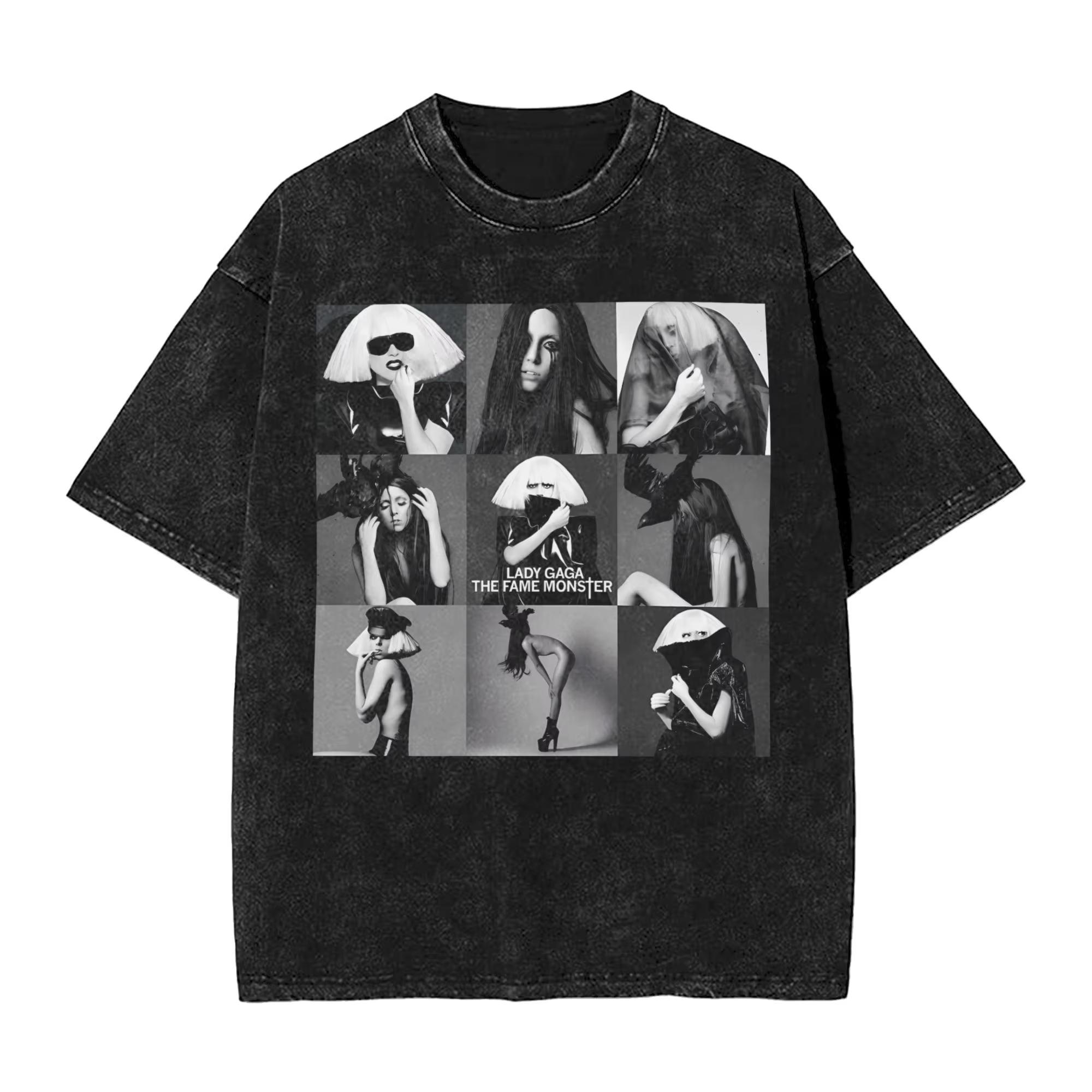 Men Women T Shirt Ladys Gagas The Fame Monster Washed T-Shirts Popular Summer Tees Y2K Fun Design Casual Tops 3XL
Men Women T Shirt Ladys Gagas The Fame Monster Washed T-Shirts Popular Summer Tees Y2K Fun Design Casual Tops 3XL
