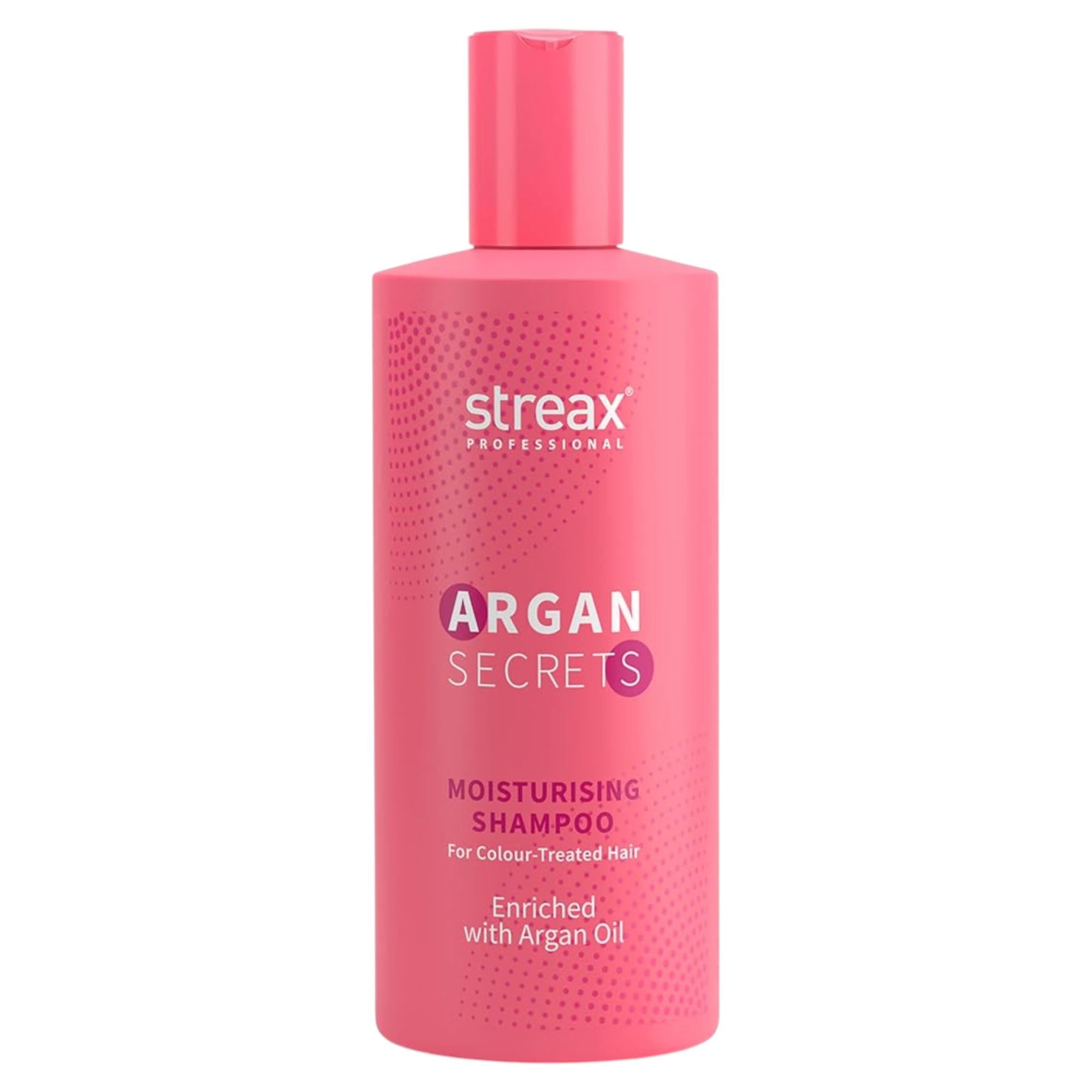 Streax Professional Argan Secrets Colour Protect Shampoo 300Ml Pack Of 1 For Long-Lasting Hair Colour Retention
Streax Professional Argan Secrets Colour Protect Shampoo 300Ml Pack Of 1 For Long-Lasting Hair Colour Retention