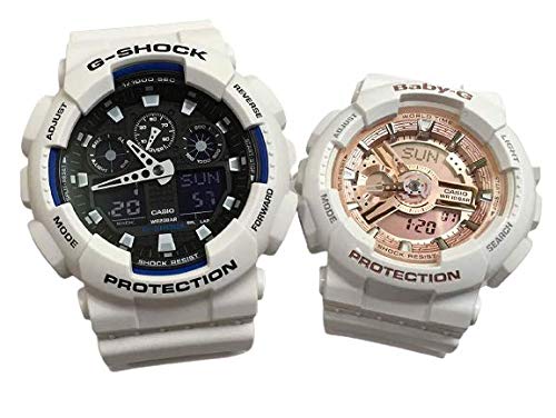 Casio CASIO watch G-SHOCK & BABY-G pair watch G-Shock pair of lovers Genuine pair case G-Shock & Baby G White White GA-100B-7AJF BA-110-7A1JF
Casio CASIO watch G-SHOCK & BABY-G pair watch G-Shock pair of lovers Genuine pair case G-Shock & Baby G White White GA-100B-7AJF BA-110-7A1JF