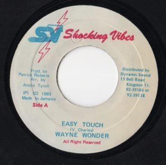 7inch Record WAYNE WONDER - Easy Touch none Shocking Vibes 1993 Jamaica Reggae, Ska & Dub Used
7inch Record WAYNE WONDER - Easy Touch none Shocking Vibes 1993 Jamaica Reggae, Ska & Dub Used