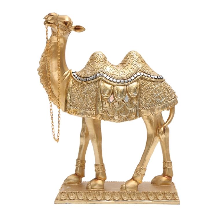 Artistic Camels Figurine in Resins, Gold Desert Animal for Sophisticated Home Decoration large
Artistic Camels Figurine in Resins, Gold Desert Animal for Sophisticated Home Decoration large