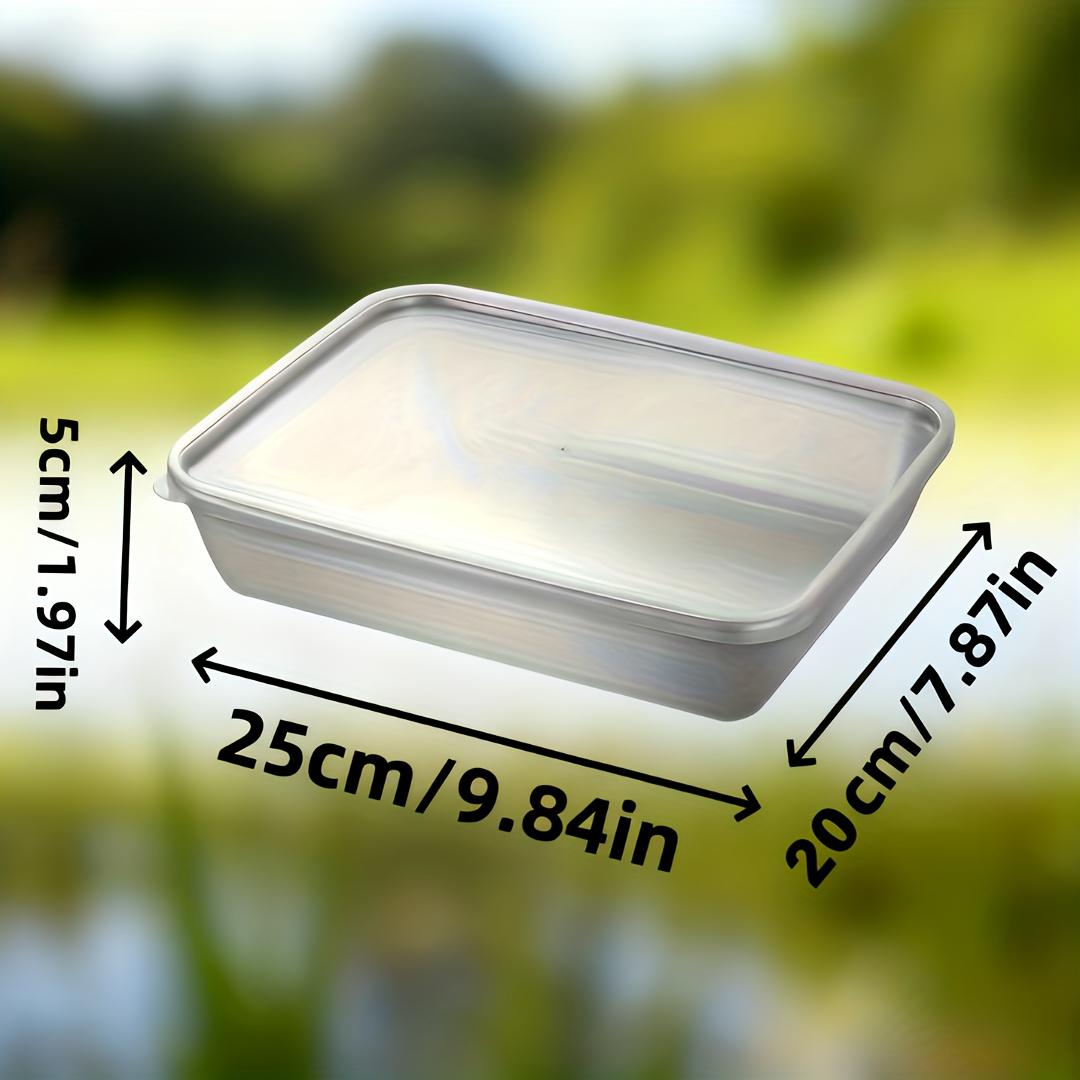 10-Piece Stainless Steel Food Storage Containers with Lids, Stackable for Camping Hiking, Snacks Meat Fruit Vegetables
10-Piece Stainless Steel Food Storage Containers with Lids, Stackable for Camping Hiking, Snacks Meat Fruit Vegetables